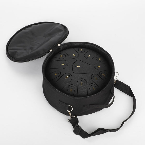 Rain Drum Steel Tongue Drum 12inch 15 Notes Musical Instruments Handpan Drum