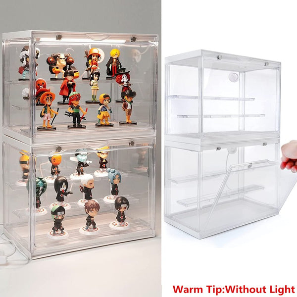 Transparent Display Box Blind Box Figures Display Showcase Model Collectible Box