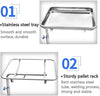 Salon Tray Adjustable Height Salon Rolling Tray for Tatto Medical Dental Tray