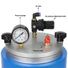 400W 220V Round Wax Injector Pressure Regulator Gauge Blue Wax Casting Machine
