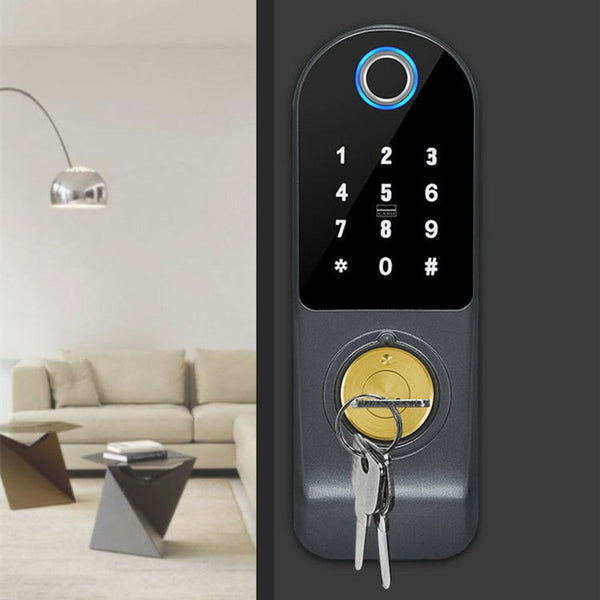 Double Side Fingerprint Lock Bluetooth Smart Door Lock Keyless Entry Lock AU