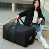 Large Duffle Bag with Wheel Portable Travel Sports Storage Bag Easy Carry Black