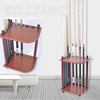 Wooden Pool Billiard Corner 7 CUE STAND Rack Durable Pool Cue Rack Holder AU