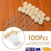 100Pcs DIY Leathercraft Wool Leather Dye Dauber Finish Applicator Tool Kit