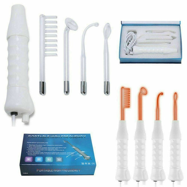Skin Care Therapy Wand Electrode High Frequency Facial Machine Skin Therapy Wand