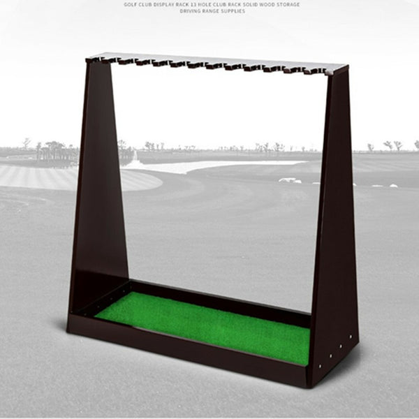 13-Slot Golf Putter Stand Rack High Quality Wooden Indoor Golf Display Rack