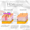 Skin Care Therapy Wand Electrode High Frequency Facial Machine Skin Therapy Wand