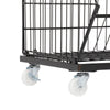 5 Tier Retail Display Rack Organizer Storage Shelf Heavy Duty Metal Basket Cart