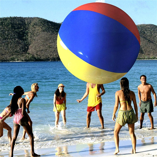 1/2X 150cm Giant Inflatable Beach Ball Kids Adults Team Playing Ball Toy Gifts