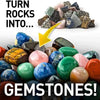 Rock Tumbler Kit for Kids & Adults Rock Polisher Stone Tumbler DIY Gemstones