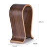 Wood Arch Headphone Stand Holder Hanger Walnut Earphone Headset Display Rack AU