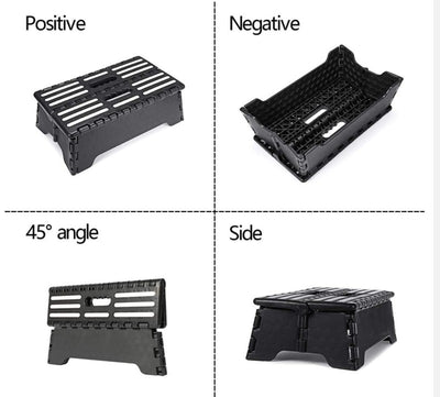 Anti-Slip Half Step Stool Portable Folding Step Riser for Elderly/Adults/Kids