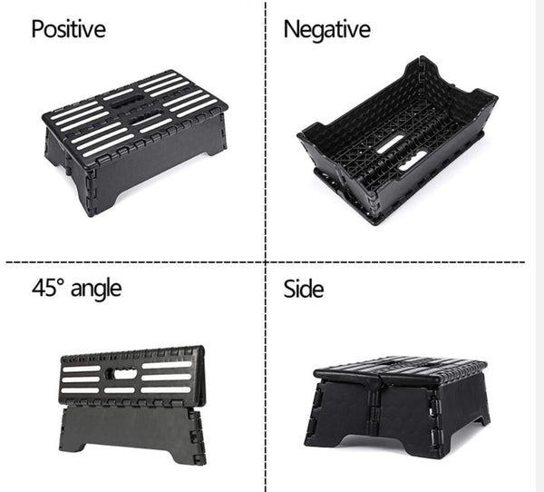 Anti-Slip Half Step Stool Portable Folding Step Riser for Elderly/Adults/Kids