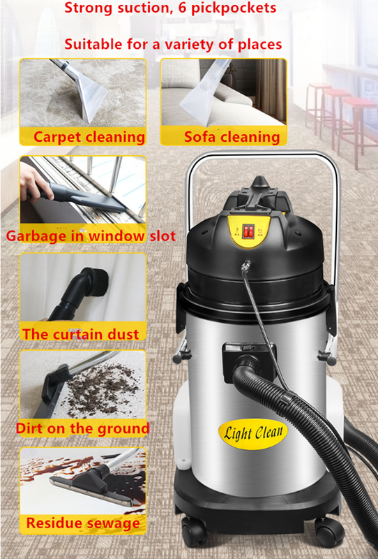 30L Carpet Cleaner Machine Strong Suction for Sofa Car Interior w/ 7M Cable