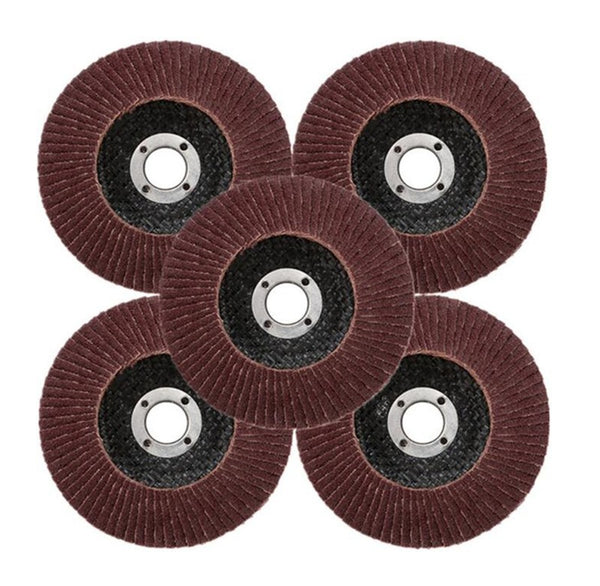 50PCS 125mm 80 Grit Flap Discs Zirconia Grinding Sanding Wheel For Angle Grinder
