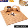 Wooden Go Game Set Baduk Weiqi Board Game Chess Piece Bowl /Wei Qi Game Set