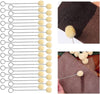 100Pcs DIY Leathercraft Wool Leather Dye Dauber Finish Applicator Tool Kit