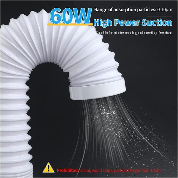 Dental Vacuum Cleaner Dust Collector Extractor Polishing Dust Suction Machine