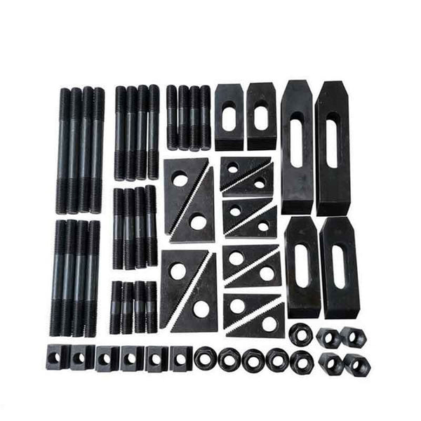58 Pcs Pro-Series 1/2" T-Slot Hold Down Clamp Clamping Kit Bridgeport Mill Set