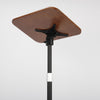 2-in-1 Floor Book&Laptop Lectern Stand Adjustable Angle Wooden Reading Holder