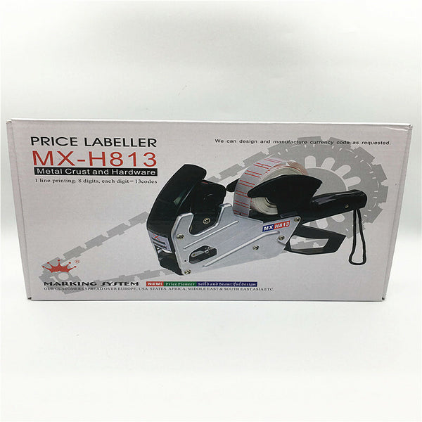 Pricing Gun Labeller Price Tag 10 Rolls Labels 1 Inks Roller Machine Kit AU