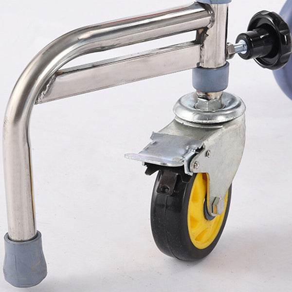 Mobility Walking Aid Walker Frame w/6 Wheels&Seat For Handicapped Rehabilitation