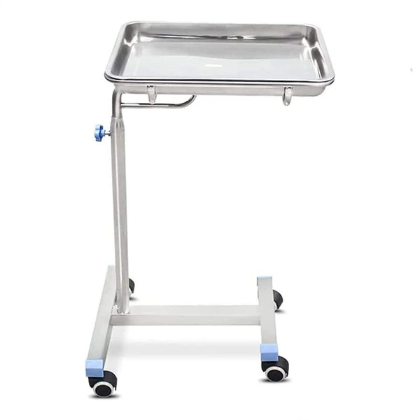 Mayo Tray Stainless Steel Salon Trolley Surgical Medical Instrument Rolling Cart