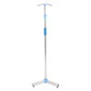 2 Hook Adjustable IV Pole Portable Drip Bag Stand for Clinic Household Care