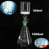1000ml Glass Vacuum Suction Filter 350ml Buchner Funnel Kit Conical Flask Lab AU