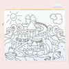 Montessori Unlock Toy Baby Double Sided Busy Board Wooden Sensory Toys Learning