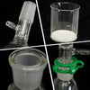 1000ml Glass Vacuum Suction Filter 350ml Buchner Funnel Kit Conical Flask Lab AU