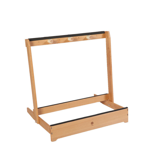 3/4 Guitar Rack Holder Stand Wooden Folding Acoustic Bass Display Storage Rack