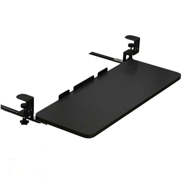 Keyboard Tray Under Desk Slide-Out Platform Computer Drawer for Typing Black AU