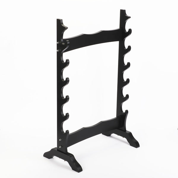 Floor Standing 6-Tier Sword Stand Bracket Samurai Sword Katana Display Holder