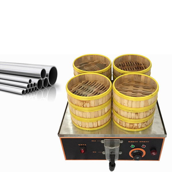 Four-Hole Electric Steamed Buns Machine Commercial Food Bread Steaming Steamer