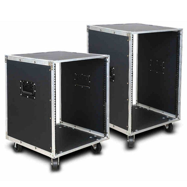 12U/16U  Audio Equipment Rack Rolling Network Rack AV Rack Stand with Wheels AU