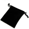 100PCS Black Velvet Pouch Drawstring Bags Wedding Favours Gift Jewellery Packing