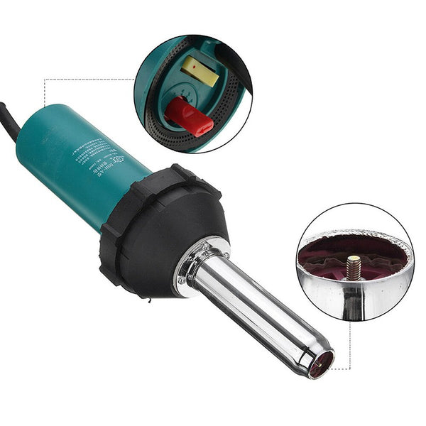 1080W Hot Air Welder Heating Gun Plastic Welding Tool PVC Roofing Welding