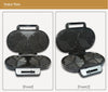 Electric Waffle Maker 10 Heart Shaped Waffles Nonstick Baker Breakfast Snacks