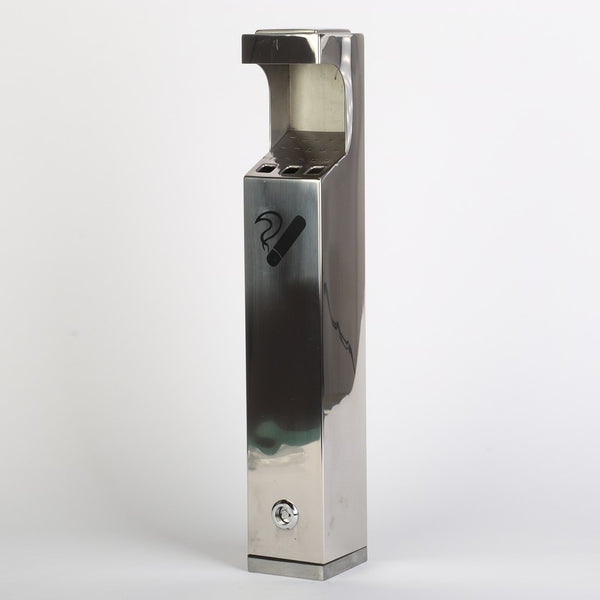Wall Mounted Ashtray Pubs Outdoor Cigarette Disposal  Ash Bins Lockable w/ Keys