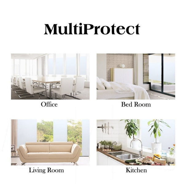 90cmx5m Frosted Window Privacy Film Glass Removable Privacy Film Bamboo Pattern
