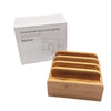 Bamboo USB Charge Station Multi-Device Hub Charging Dock for Phone iPad Tablet