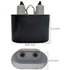 Reptile Lamp Double Dome UVB Light Head For Turtle Lizard with Separate Switches