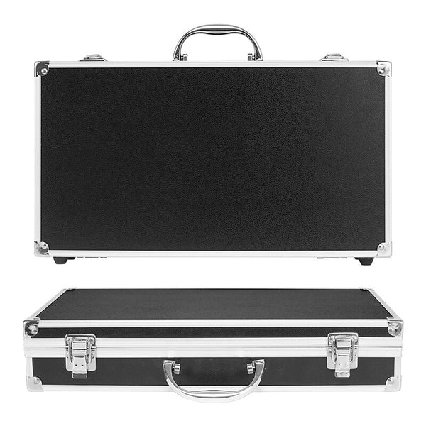 Multi-Purpose Microphone Carry Case Foam Insert Aluminum Alloy Storage Box