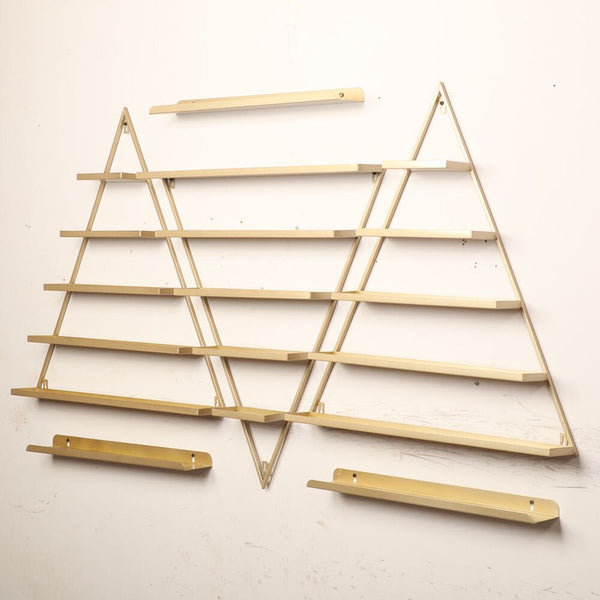 Floating Shelves Set of 6 Wall Storage Shelf Nail Polish Display Rack Bookshelf