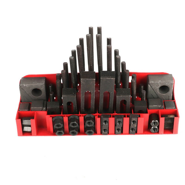 58 Pcs Pro-Series 1/2" T-Slot Hold Down Clamp Clamping Kit Bridgeport Mill Set