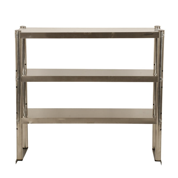 3Tier Commercial Kitchen Overshelf bench Top Stainless Steel for Prep&Work Table