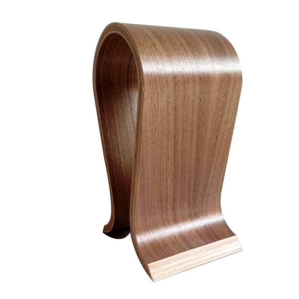 Wood Arch Headphone Stand Holder Hanger Walnut Earphone Headset Display Rack AU