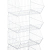 5 Tier Retail Display Rack Organizer Storage Shelf Heavy Duty Metal Basket Cart