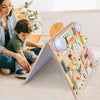 Montessori Unlock Toy Baby Double Sided Busy Board Wooden Sensory Toys Learning